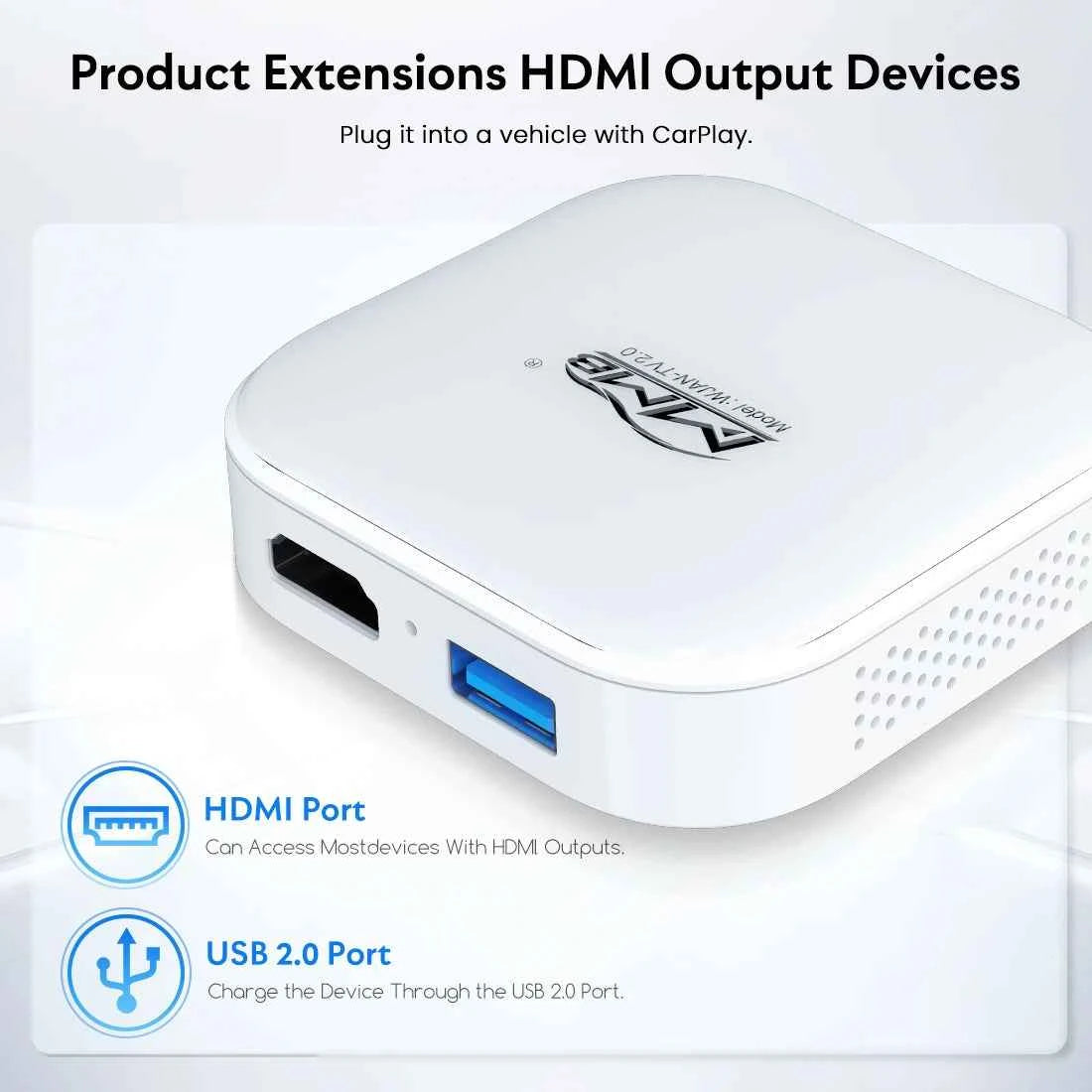 MMB AI Box Wireless TV 2.0 Google Play Carplay Adapter