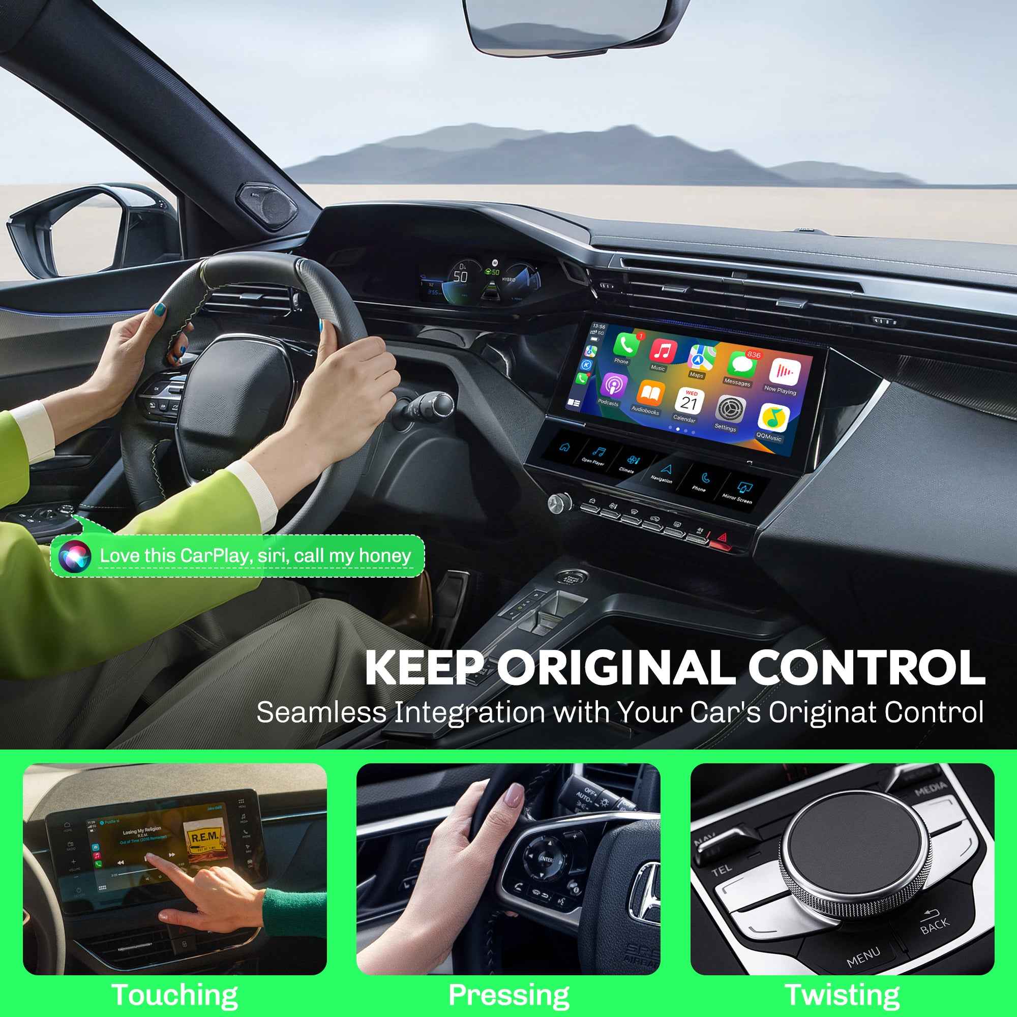 MMB Mini Wired to Wireless Bluetooth WiFi Carplay Adapter