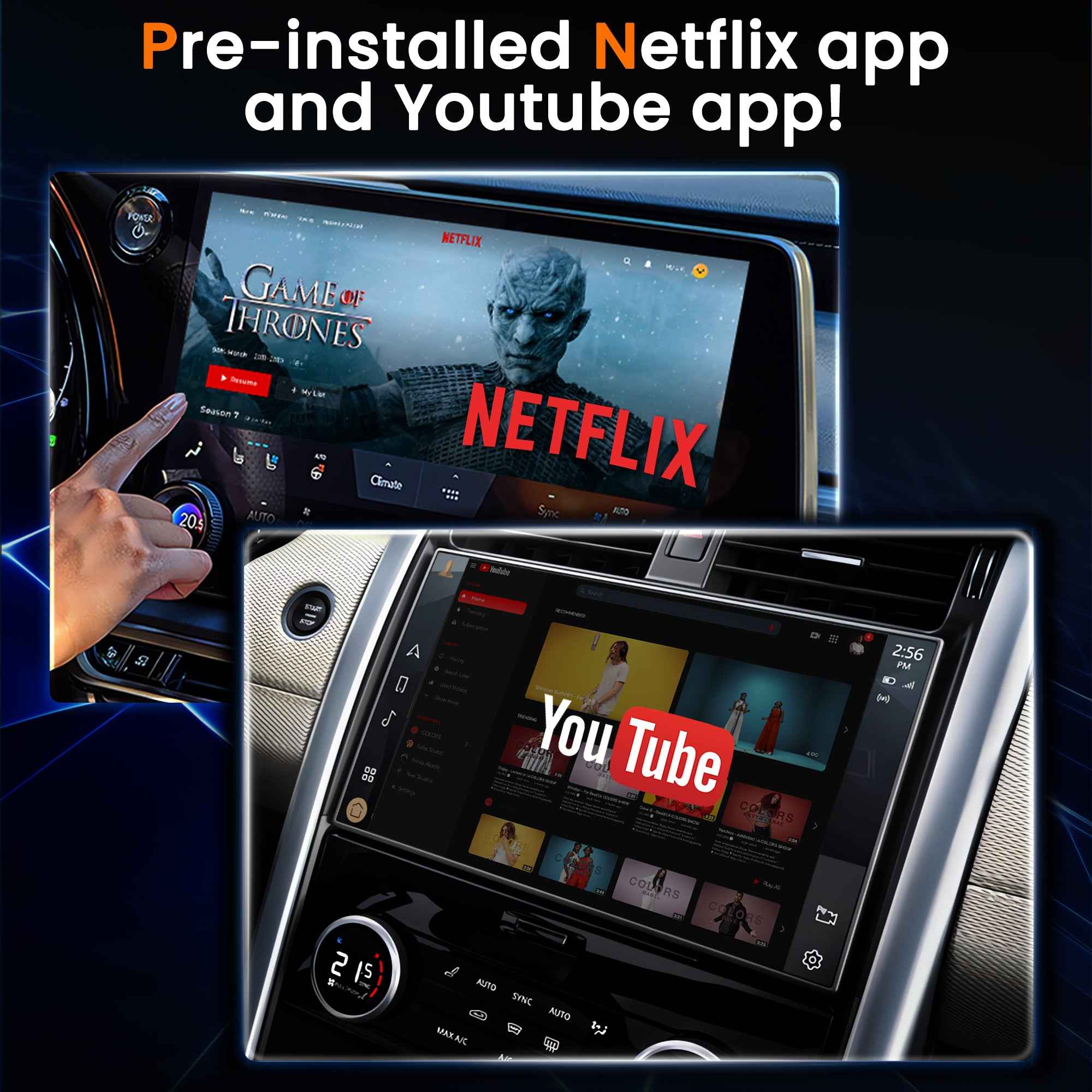 MMB TV Box 2+8G Wireless Carplay And Android Auto Adapter With Built-in Netflix/YouTube