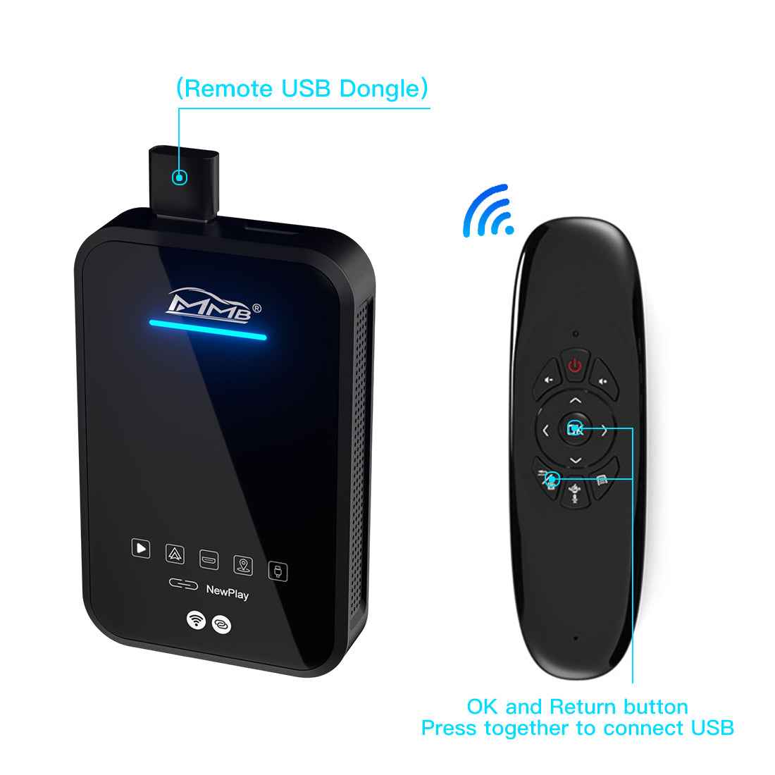 Wireless Remote Controller For MMB Wireless CarPlay